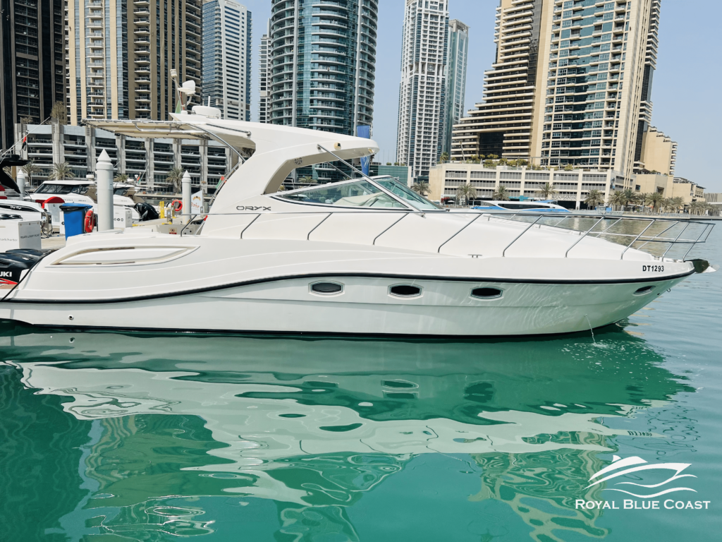 Oryx 40 feet Mini Yacht| Yacht trip in dubai| Royal Blue Coast Yachts