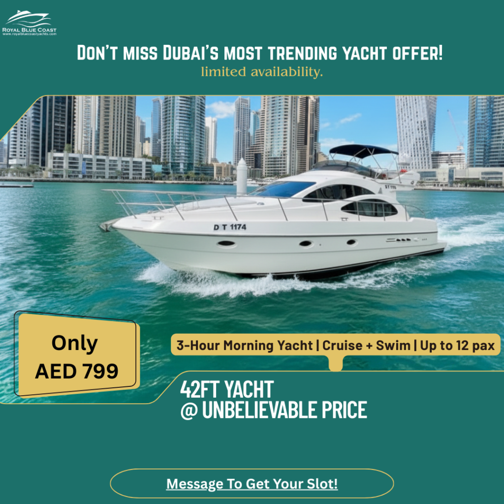 42 ft morning yacht cruise